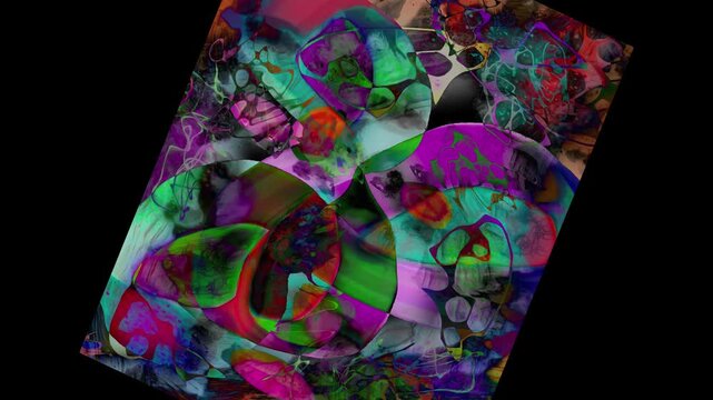 Clip astratta con simbolo dell&rsquo;infinito integrato in flussi di zero e uno, rappresentazione visiva del codice binario e dell&rsquo;evoluzione digitale in movimento