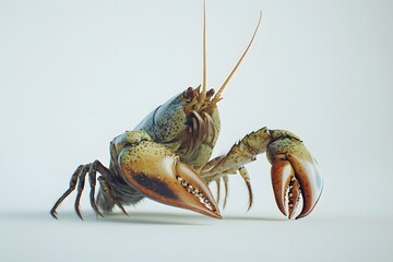 Lobster with Textured Shell Detail