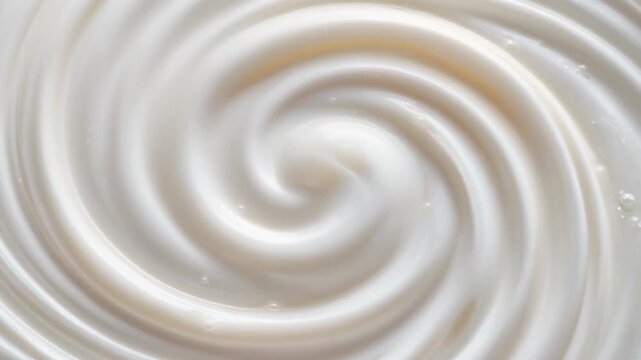 Swirling texture cream for the concept of dairy product and food ingredient.