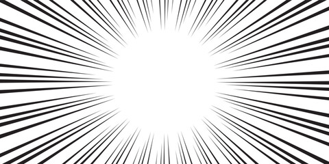 White speed line vector background. Abstract illustration wallpaper for banner business social media advertising. comic backdrop template design.