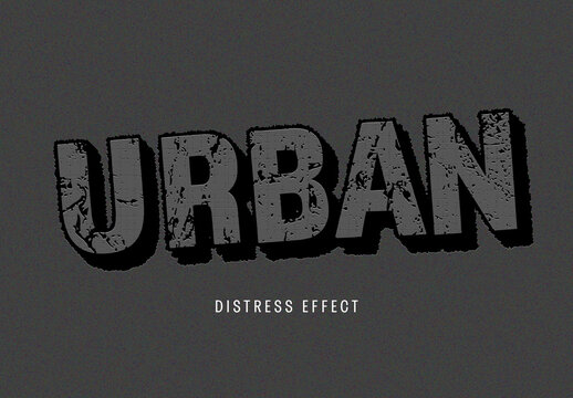 Graffiti Distressed Text Effect