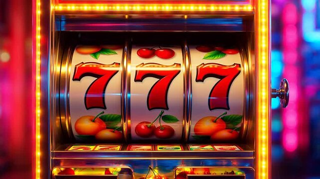 Slot machine with lucky sevens
