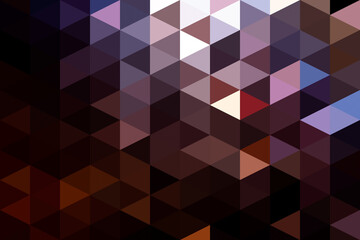 Obraz premium a digital abstract artwork featuring a pattern of colorful geometric triangles, commonly used for creative purposes, modern branding, annual report covers, brochures, or digital media