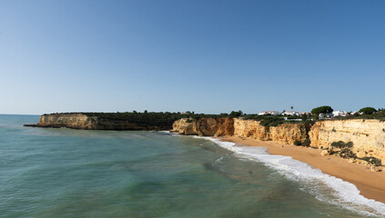 Beautiful Praia Nova in Porches on the Algarve in Portugal.