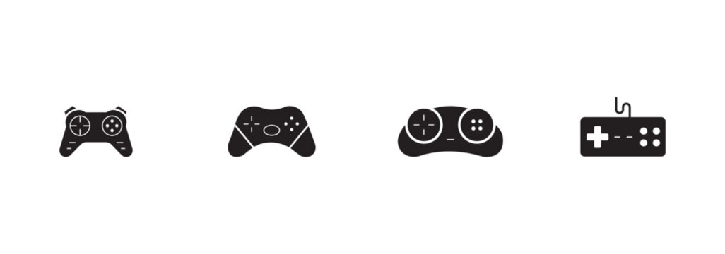 Gaming controller icon. Gamepad vector. game controller vector.