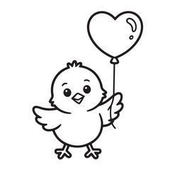 Fototapeta premium EASTER BOLD EASY COLORING PAGES, VECTORS, ILLUSTRATION, LINE ART, BLACK-WHITE, BOLORING BOOK, COLORING PAGES, 8.5X8.5 INCHES, PRINTABLE COLORING PAGES, BUNNY, EGG, CHICK, EASTER BACKGROUND