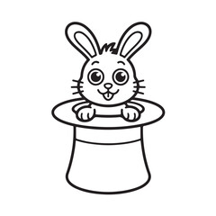 EASTER BOLD EASY COLORING PAGES, VECTORS, ILLUSTRATION, LINE ART, BLACK-WHITE, BOLORING BOOK, COLORING PAGES, 8.5X8.5 INCHES, PRINTABLE COLORING PAGES, BUNNY, EGG, CHICK, EASTER BACKGROUND