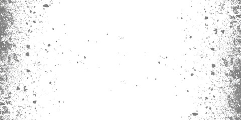 Obraz premium A grunge texture background with distressed splatters and specks framing a central white space