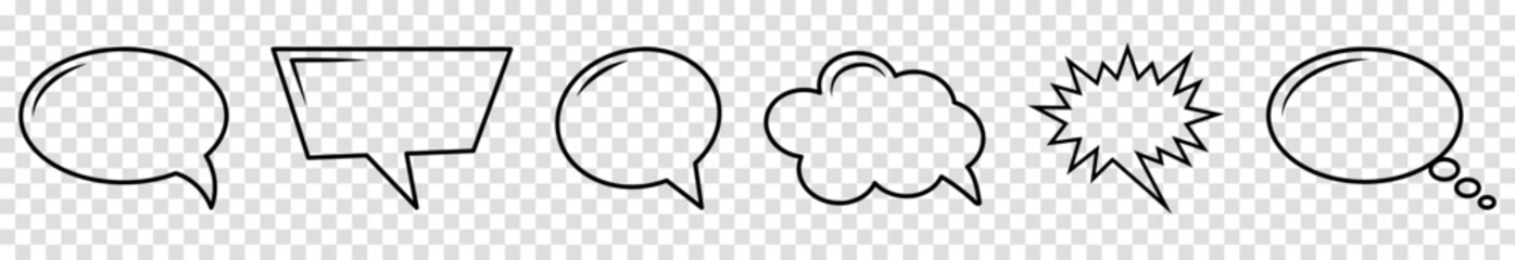 Bubble speech set © Mariia