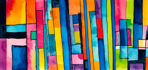 Naklejka premium Bright abstract colorful pattern