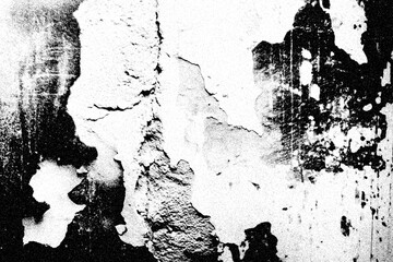 Abstract Monochrome Distressed Wall Texture