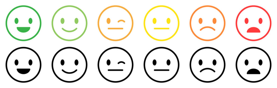Face icon set