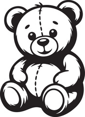 Obraz premium Cute cartoon panda bear holding a clock showing time with smiling face illustration vector