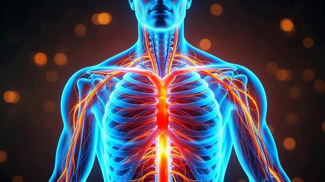Human body anatomy illustration