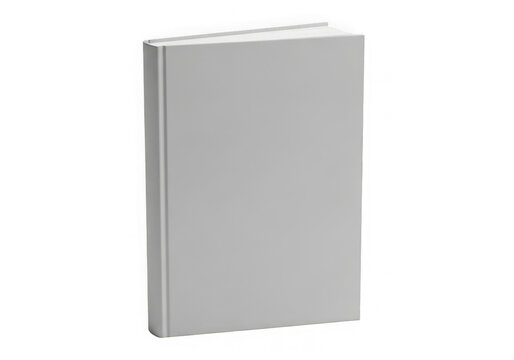 Minimalist design of a plain, upright rectangular object resembling a modern book or box. isolated on transparent background