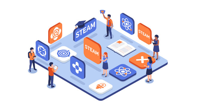 A modern illustration evokes collaboration and unity, perfect for business presentations or team-building content.