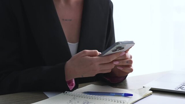 entering a PIN code on a phone