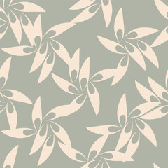 Fototapeta premium Floral brush strokes seamless pattern design for fashion textiles, graphics, backgrounds and crafts