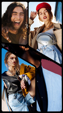 Vertical Split Screens 4 Frames 02