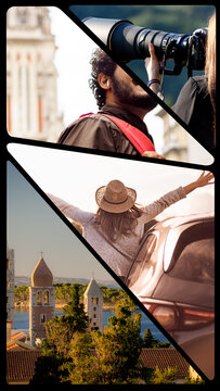 Vertical Split Screens 4 Frames 04