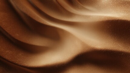 Fototapeta premium Elegant Bronze Satin Fabric Texture with Smooth Waves and Subtle Shine for Background and Design Purposes in Fashion and Interior Decor Projects