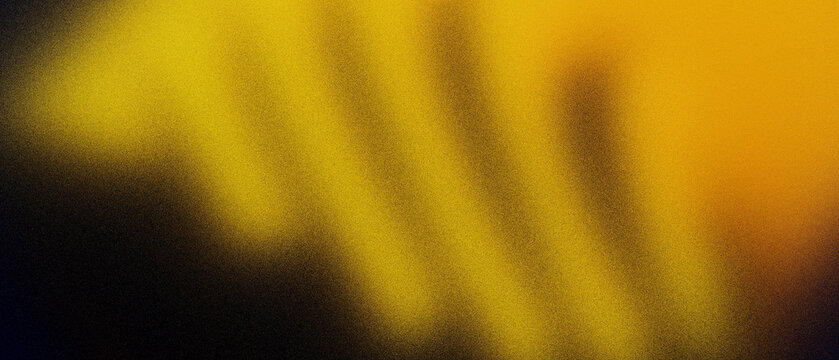 yellow Orange black grainy background, abstract color gradient shape glowing noise texture banner, header poster cover backdrop design