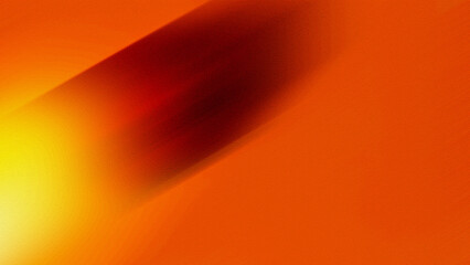 Abstract Blurred Gradient Background with Bright Yellow Spot on Orange and Dark Mesh Texture Stripe.