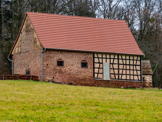 Obraz premium Landwirtschaftliches Gebäude