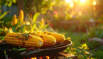 Gegrillte Maiskolben mit Kr&auml;uterbutter