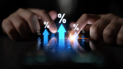 Rising interest rate reflects economic growth. Interest rate increase signals financial changes,...