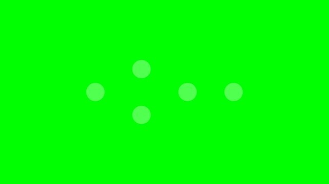 Abstract geometric design featuring connected nodes on a vibrant green background
