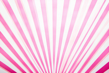 Vibrant Pink and White Striped Pattern Background