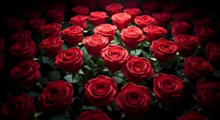 Obraz premium Celebrating international mother's day with love and roses