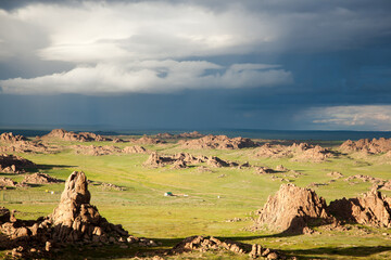 Ikh gazriin chuluu National Park landscape, Mongolia