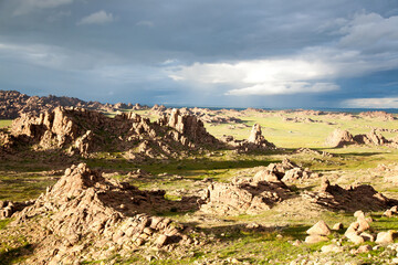 Ikh gazriin chuluu National Park landscape, Mongolia