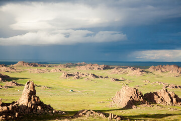 Ikh gazriin chuluu National Park landscape, Mongolia