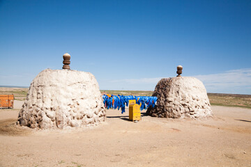 Sajnsand buddhist monastery, Gobi region,Mongolia. Khamariin Khiid Monastery