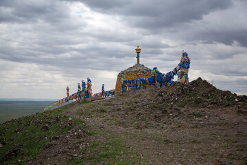 Sajnsand buddhist monastery, Gobi region,Mongolia. Khamariin Khiid Monastery
