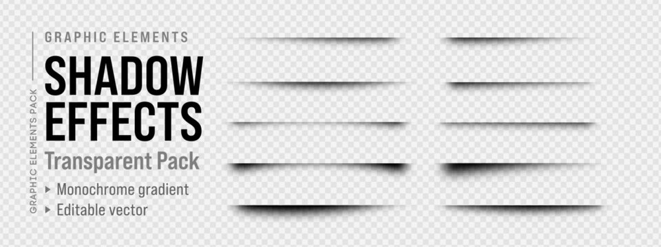 Paper drop shadow and box floor line with png vector effect. Object package realistic and oval graphic divider with circle web soft. Gray square white and bottom transparent corner with shape.