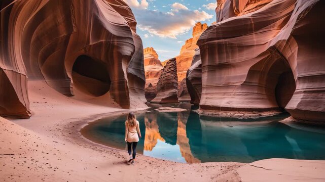 The Alluring Landscape of Antelope Canyon in Arizona's Southwestern Desert