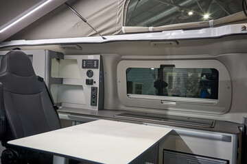Fototapeta premium Interior of a camper van
