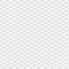 Plastic surface with geometric pattern. White realistic surface