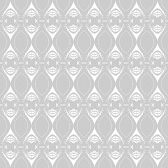 seamless botanical pattern of painted oriental motifs