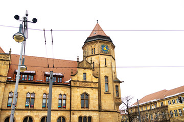 Obraz premium dessau city in east germany in winter