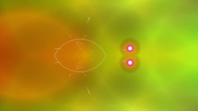 Vibrant Abstract Gradient Background Orbs Digital Art