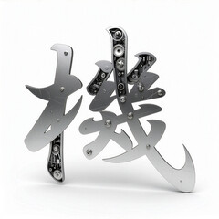 漢字1文字の意味を表現したグラフィック【機】