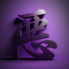 漢字1文字の意味を表現したグラフィック【悪】