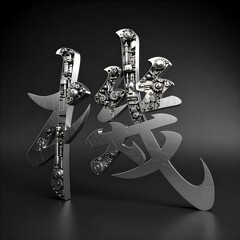 漢字1文字の意味を表現したグラフィック【機】