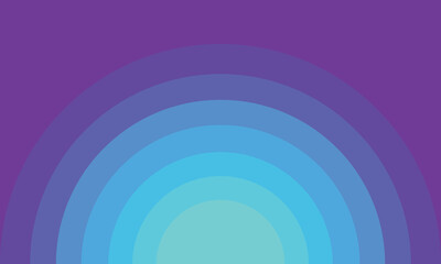 Concentric Circles of Gradient Blues and Purples Radiating from a Central Point. vector Eps 10