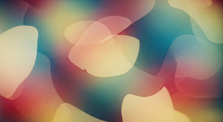 Vibrant Abstract Background with Overlapping Soft Gradient Shapes